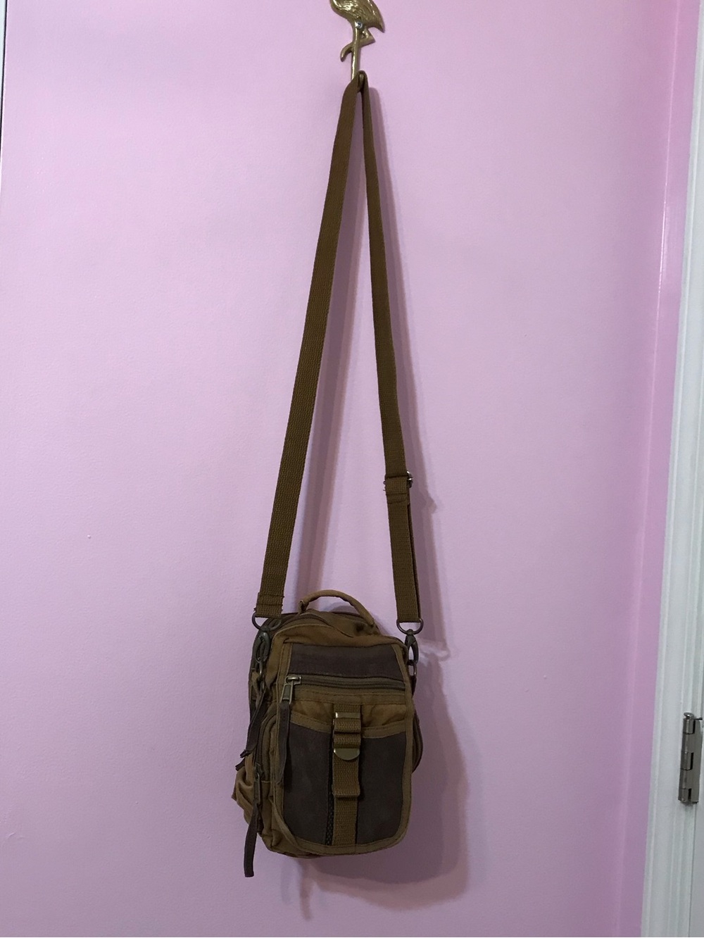 Rothco brown Drab Crossbody Utility Bag